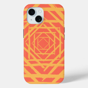 絵を描正方形のブラシ iPhone 15ケース