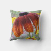 絵を描毛布花アメリカンモホ装飾用クッション クッション (裏面)