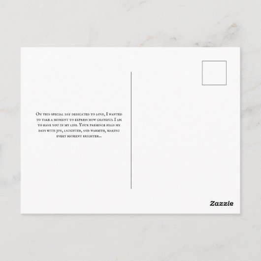 絵を描水色ピンク ポストカード (裏面)