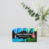 絵を描爪、 ネイル | サロン 名刺 (スタンド正面)