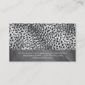 絵を描爪、 ネイル | ヒョウ印刷 ロイヤリティカード (裏面)