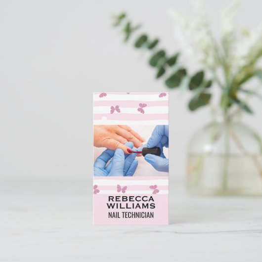 絵を描爪、 ネイル | Manicurist 名刺 (スタンド正面)