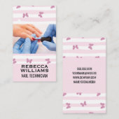 絵を描爪、 ネイル | Manicurist 名刺 (正面/裏面)