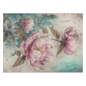 絵を描牡丹 – テーブルクロス (正面(横))