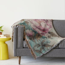 絵を描牡丹 – 毛布