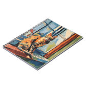 絵を描猫 | ノートブックのジャーナル ノートブック (左側)