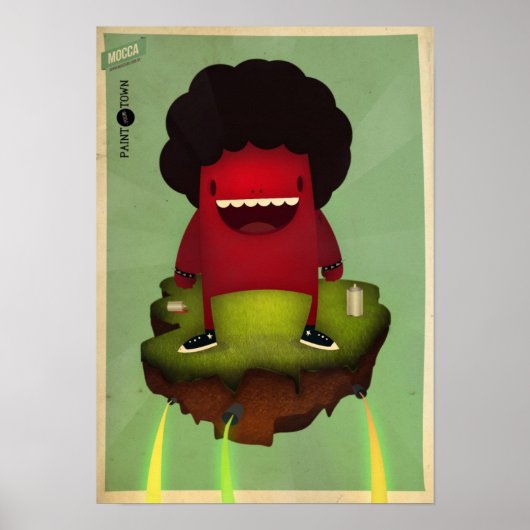 絵を描町 ポスター (正面)