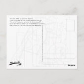 絵を描番号はがき ポストカード (裏面)