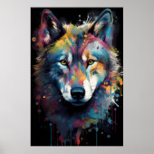 絵を描盛りの狼 |愛 ポスター (正面)