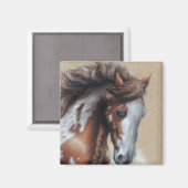 絵を描砂漠の馬 マグネット (正面/裏面)