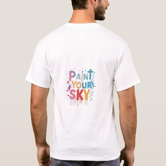 絵を描空 Tシャツ (裏面)