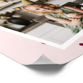 絵を描第9期の誕生日パーティー写真コラージュ ポスター (角)