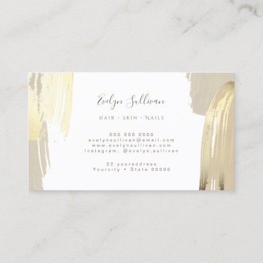 絵を描筆の名刺 名刺 (裏面)