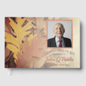 絵を描紅葉お祝い ゲストブック (正面)