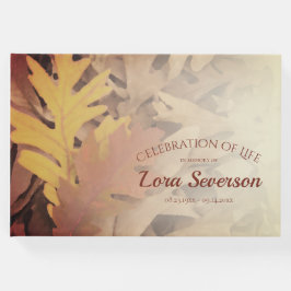 絵を描紅葉お祝い ゲストブック