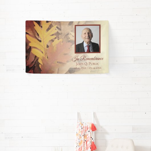 絵を描紅葉お祝い 横断幕 (インサイチュ)