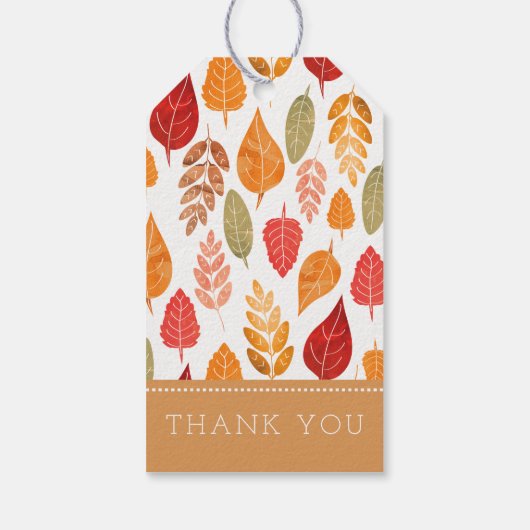 絵を描紅葉 ギフトタグ (裏面)