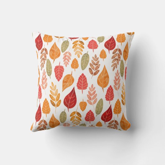 絵を描紅葉 クッション (裏面)