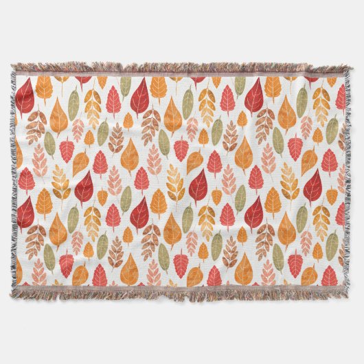 絵を描紅葉 スローブランケット (正面)