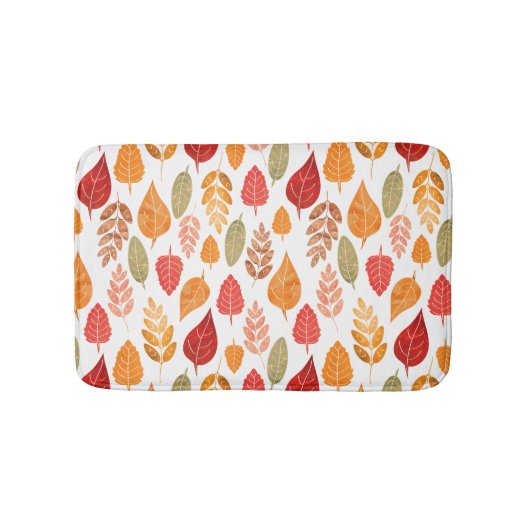 絵を描紅葉 バスマット (正面)