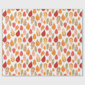 絵を描紅葉 ラッピングペーパー (フラット)