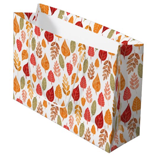 絵を描紅葉 ラージペーパーバッグ (正面アングル)