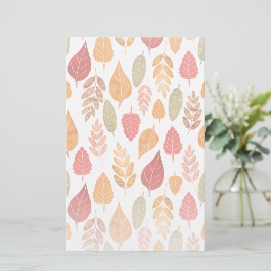 絵を描紅葉 便箋 (スタンド正面)