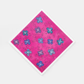 絵を描紫陽花パーティーナプキン スタンダードランチョンナプキン (角)