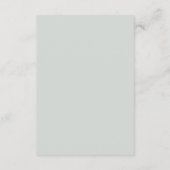 絵を描結婚詳細・エンクロージャ・カード エンクロージャーカード (裏面)