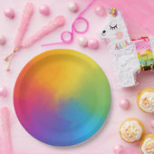 絵を描絞り染め工芸カラフルパーティー ペーパープレート (パーティー)