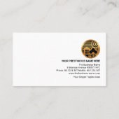 絵を描絵を描(ばちゃばちゃ)跳ねるの剥皮 名刺 (裏面)