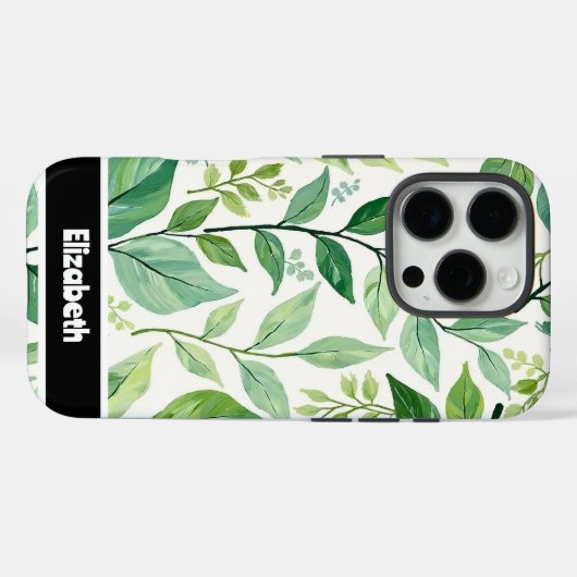 絵を描緑の頭が切れる電話用 Case-Mate iPhoneケース (裏面 (横))