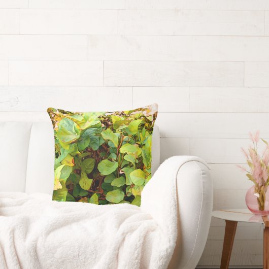 絵を描緑青 クッション (ソファ)