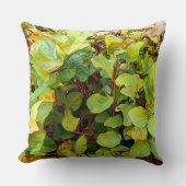 絵を描緑青 クッション (正面)