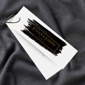 絵を描線モダン白と金ゴールドつるラベル