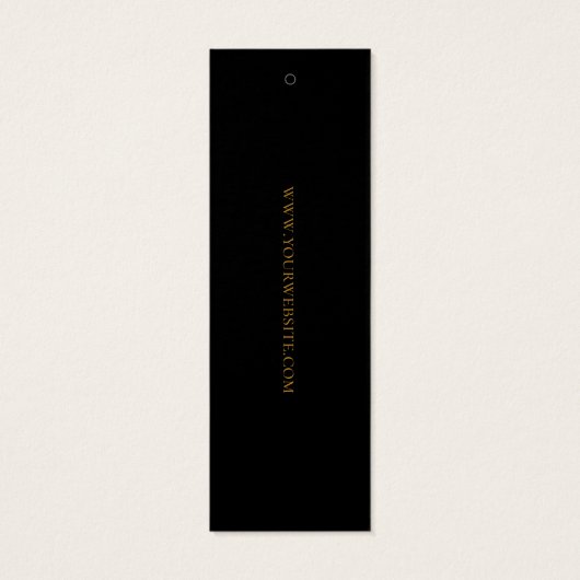 絵を描線モダン黒と金ゴールドのつるラベル (裏面)