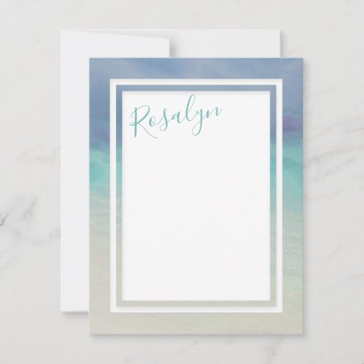 絵を描縁ど ノートカード (正面)