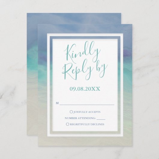 絵を描縁ど 出欠カード (正面/裏面)