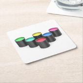 絵を描缶違う缶 スクエアペーパーコースター (アングル)