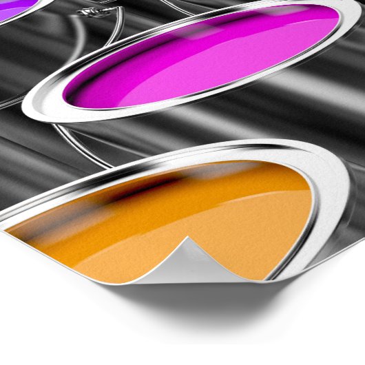 絵を描缶 ポスター (角)