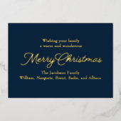 絵を描聖降誕祭 箔シーズンカード (正面)