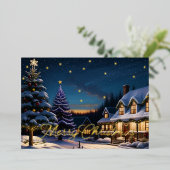 絵を描聖降誕祭 箔シーズンカード (立ち正面)