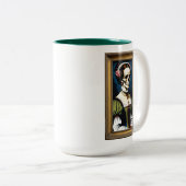 絵を描自分かわいらし ツートーンマグカップ (正面右)