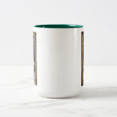 絵を描自分かわいらし ツートーンマグカップ (中央)