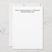 絵を描良い魔女ハロウィーン ノートカード (裏面)