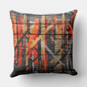 絵を描色木目#2 クッション (裏面)