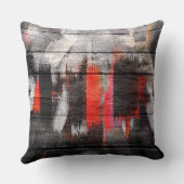 絵を描色木目#7 クッション (裏面)