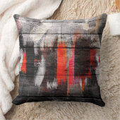 絵を描色木目#7 クッション (ブランケット)