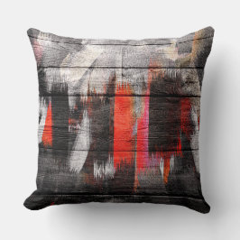 絵を描色木目#7 クッション