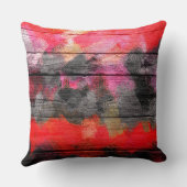 絵を描色木目#8 クッション (裏面)